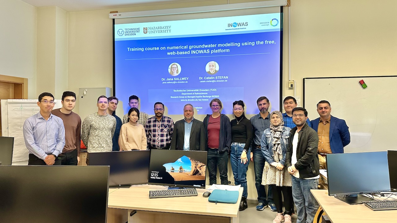 INOWAS training course at the School of Mining and Geology of Nazarbayev University in Astana, Kazakhstan
